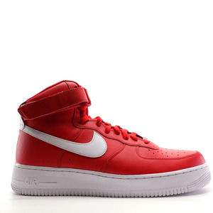 Nike Air Force One High NBY Red White Sneakers Mens Size 12.5 AQ3771-994